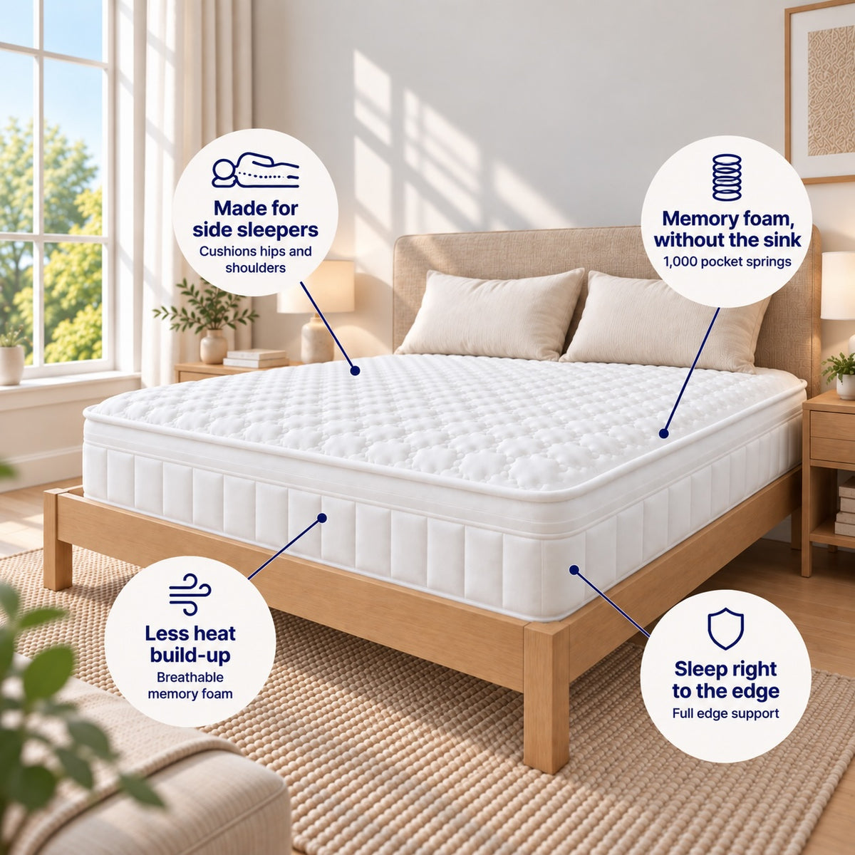 Lola Memory Hybrid Mattress