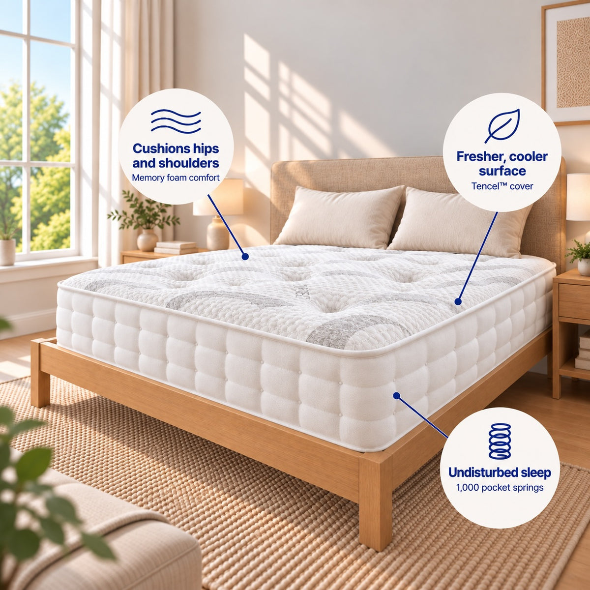 Lola Memory Pocket Mattress