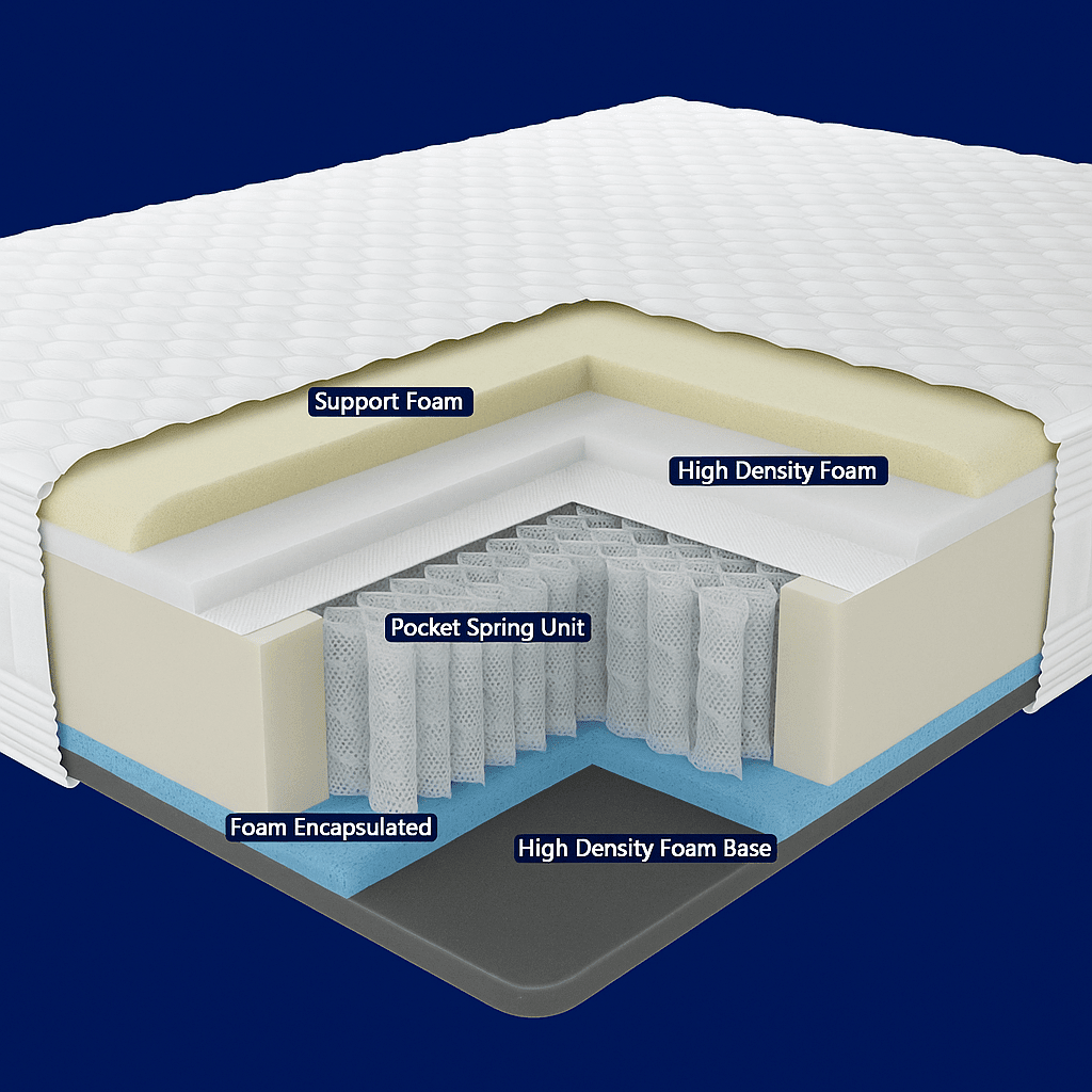 Lola® Hybrid Mattress (Firm Tension) - Lola Sleep