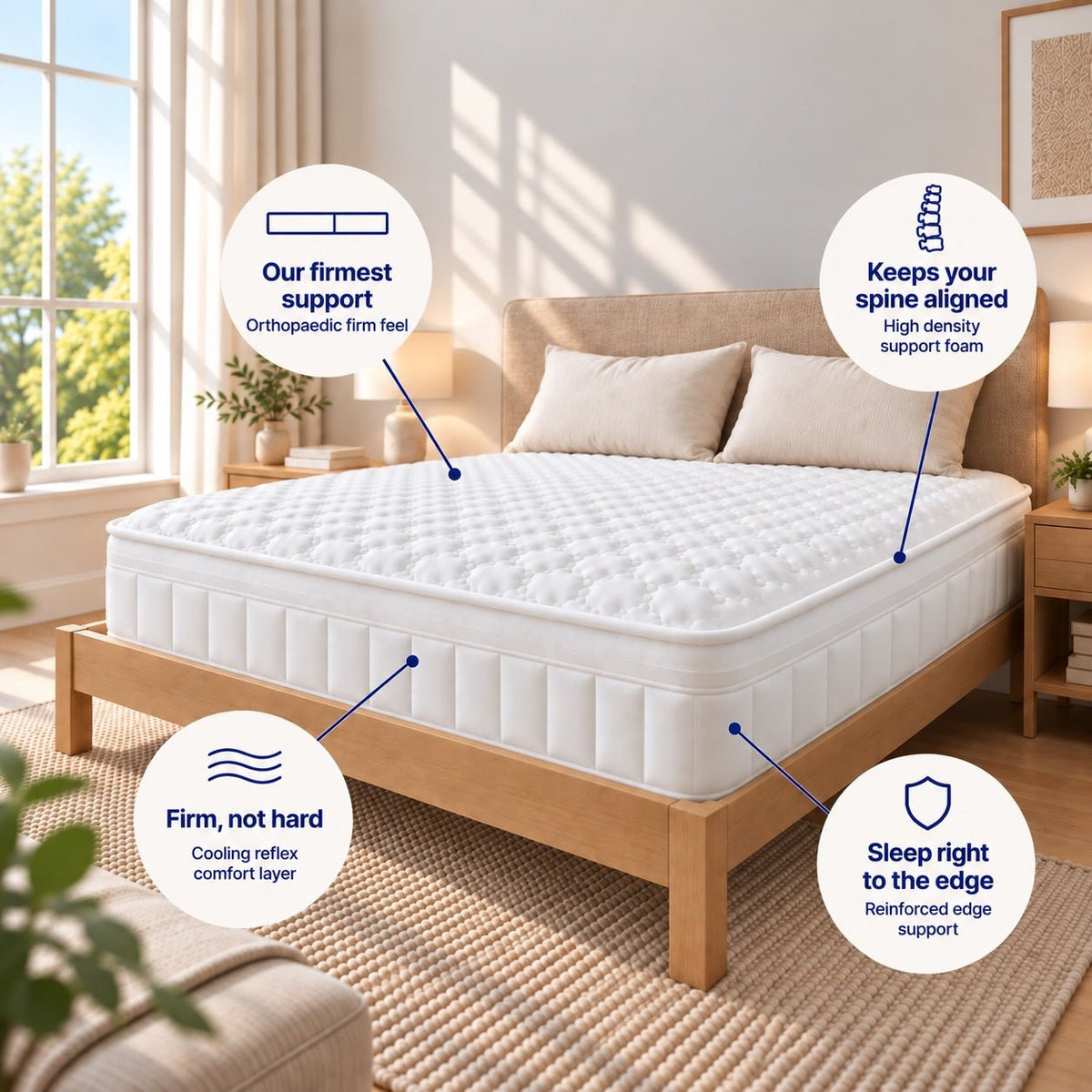 Lola Ortho Hybrid Mattress - Lola Sleep