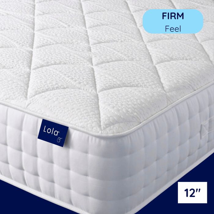 Lola Elite Orthopaedic Hybrid Mattress with 2,000 pocket springs and KorGel foam for ultra-firm support
