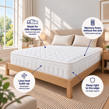 Lola Memory Hybrid Mattress - Lola Sleep