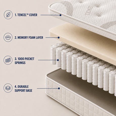 Lola Memory Pocket Mattress - Lola Sleep