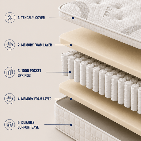 Lola Memory Pocket Mattress - Lola Sleep