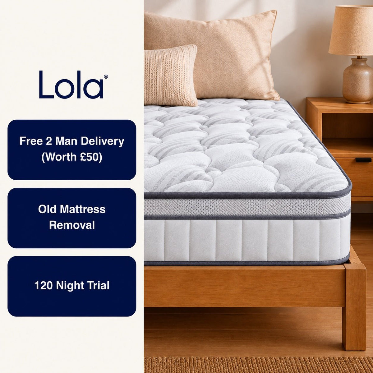 Lola Performance Hybrid Mattress - Lola Sleep