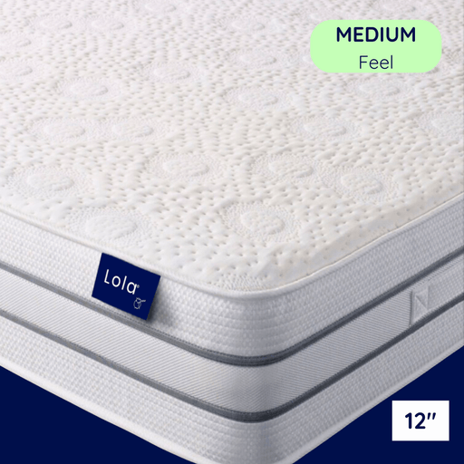 Lola Elite Pressure Relief Mattress with 2,000 pocket springs and cooling gel foam in medium feel