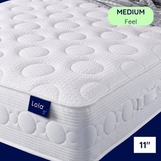 Lola Premium Pressure Relief Mattress with 1,500 pocket springs and deep memory foam comfort for pressure relief and balanced support